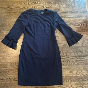 Tahari Arthur S. Levine Dark Blue Dress Size 8